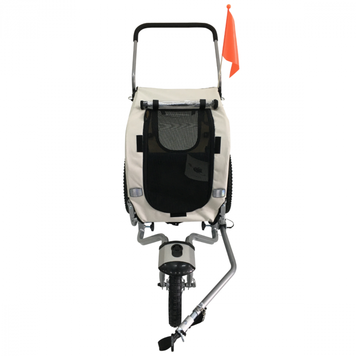 Topmast Hondenfietskar Sky - Met Jogger Functie - Opvouwbaar - Medium