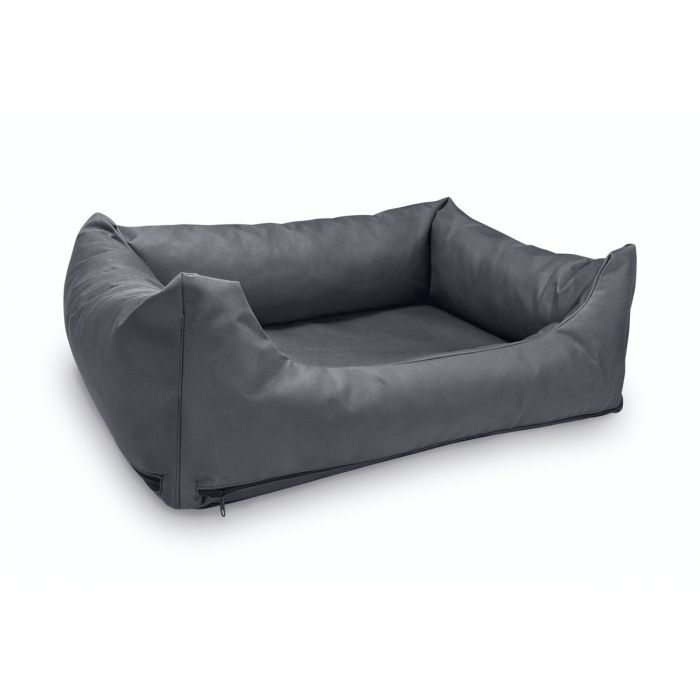 Topmast Hondensofa Skai Leer – Grijs (100 x 80 cm)