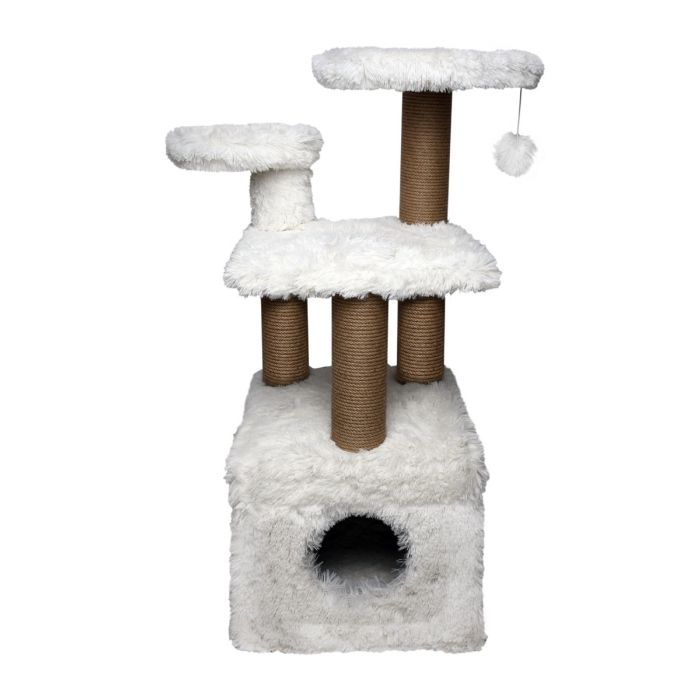 Topmast Krabpaal Fluffy Langhaar - Isola - Wit