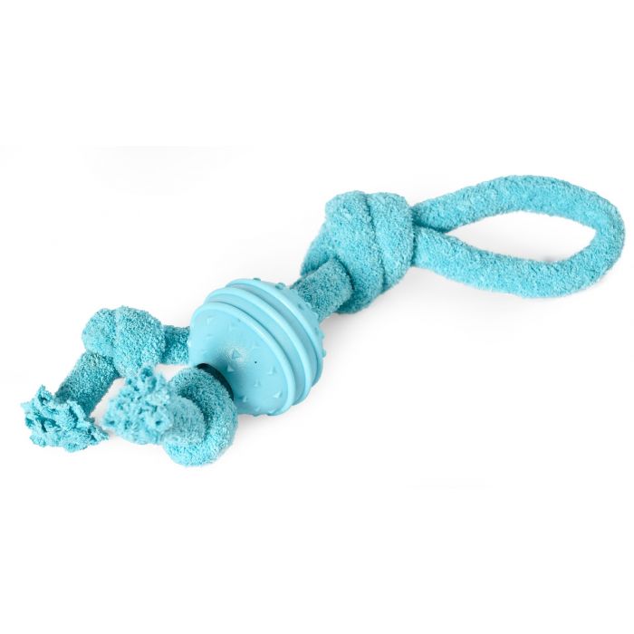 Topmast Knots – Flosstouw met Bal – Blauw (8 x 47 cm)