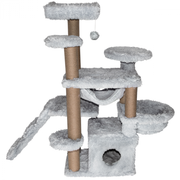 Topmast krabpaal fluffy langhaar - Paris - Grijs