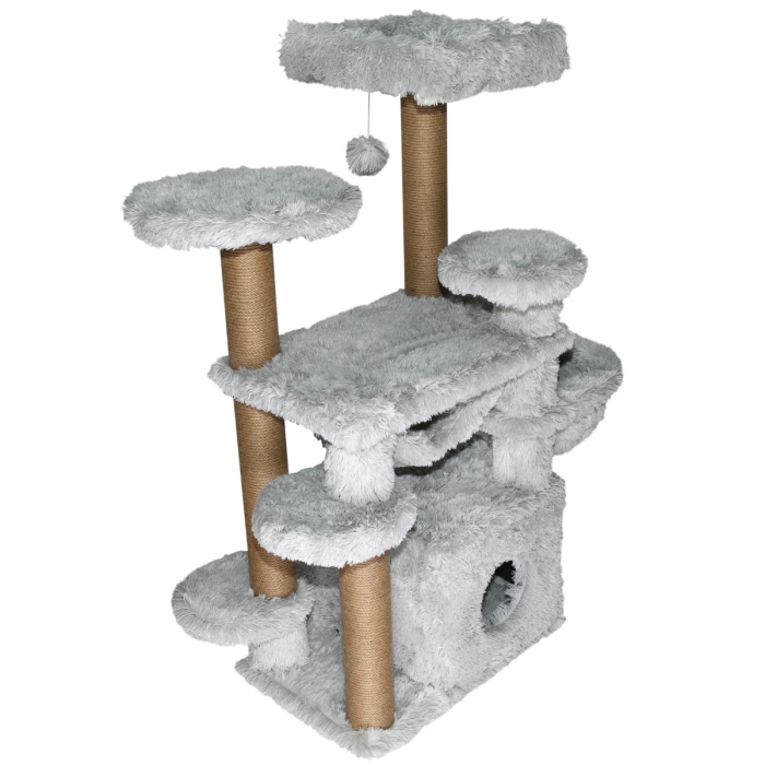 Topmast Krabpaal Fluffy Langhaar - Tokyo - Grijs