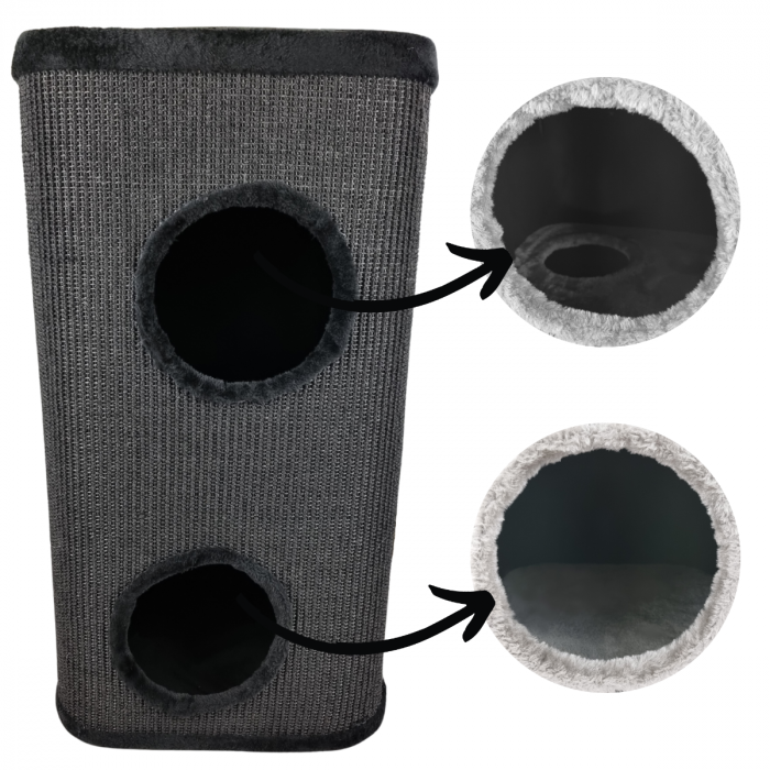 Topmast Krabton Cattower - Zwart