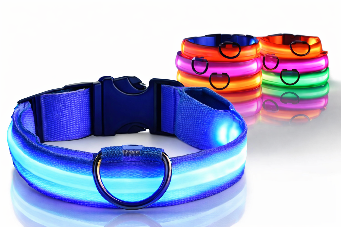 Bovista Lichtgevende Halsband - Blauw