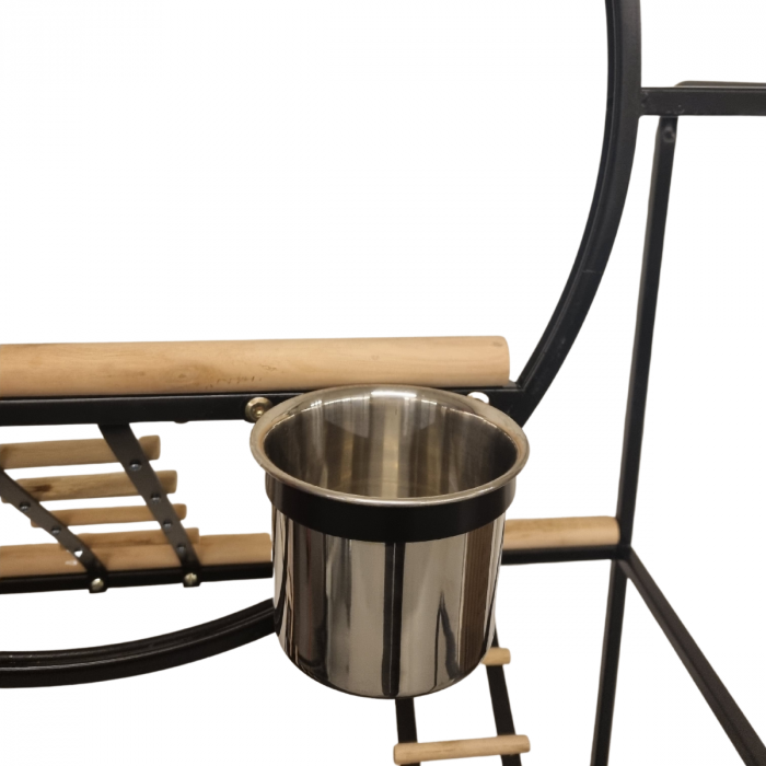 Papegaaienstandaard Rio - Antraciet - 74 x 104 x 157 cm