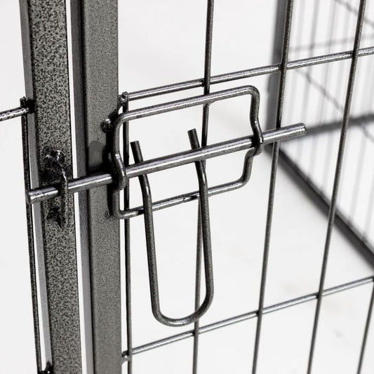 Topmast Premium Puppyren - Konijnenren - Antraciet