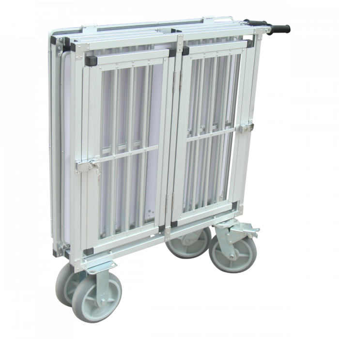 Showtrolley Expose - Voor 2 Honden - Aluminium - Met Wielen - Diverse Maten
