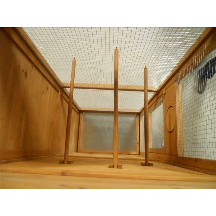 Vogelvoliere hout 78 x 55 x 158 cm