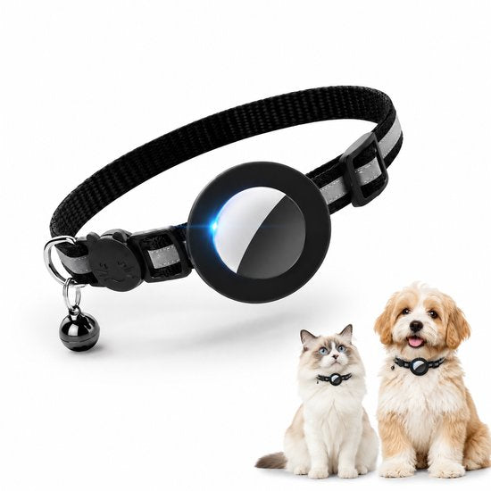 Kattenhalsband Inclusief Tag Voor Android - Verstelbaar - Tracker - Max. 32cm omtrek
