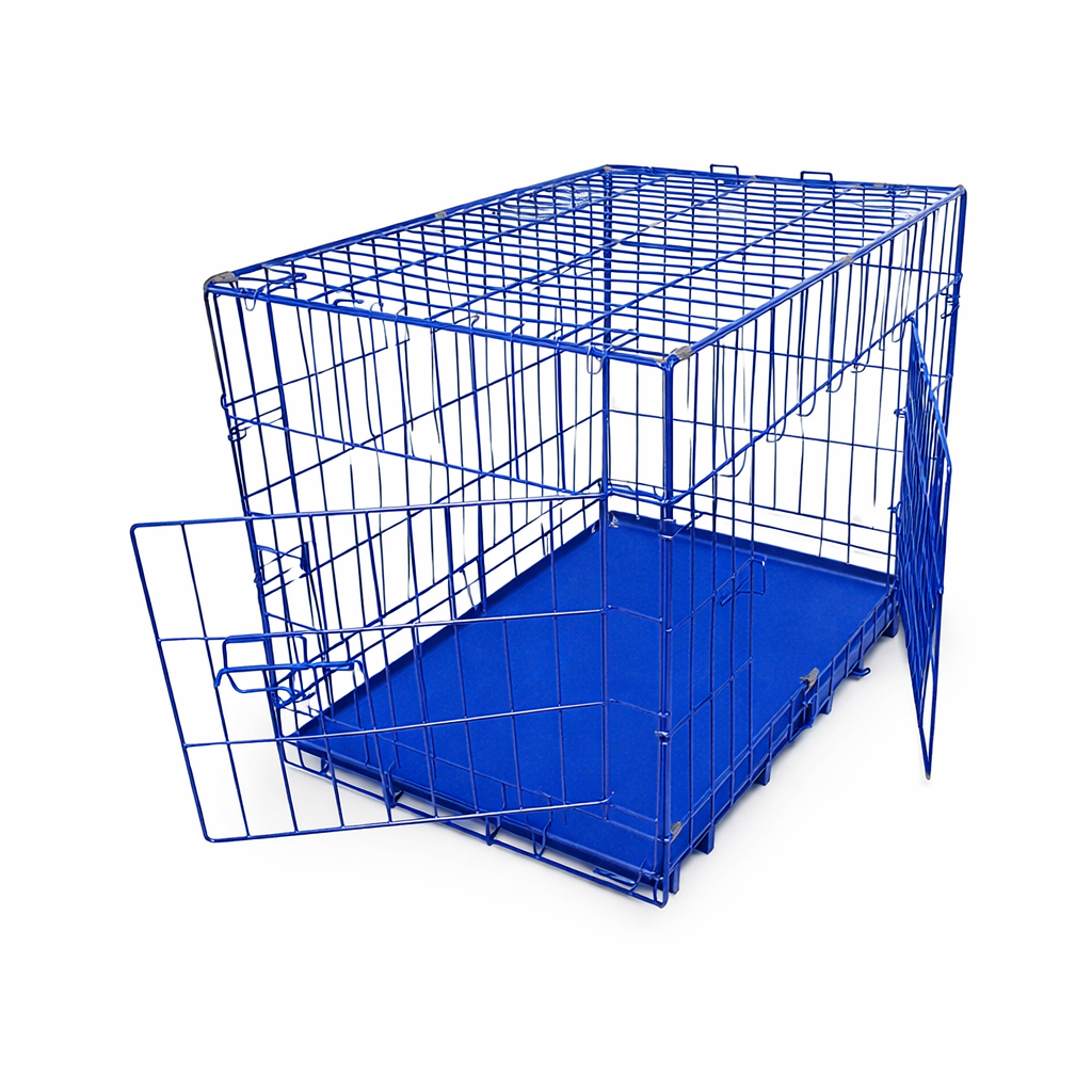 Topmast Bench - Donkerblauw - Metalen Lade - 51 x 31 x 36 cm