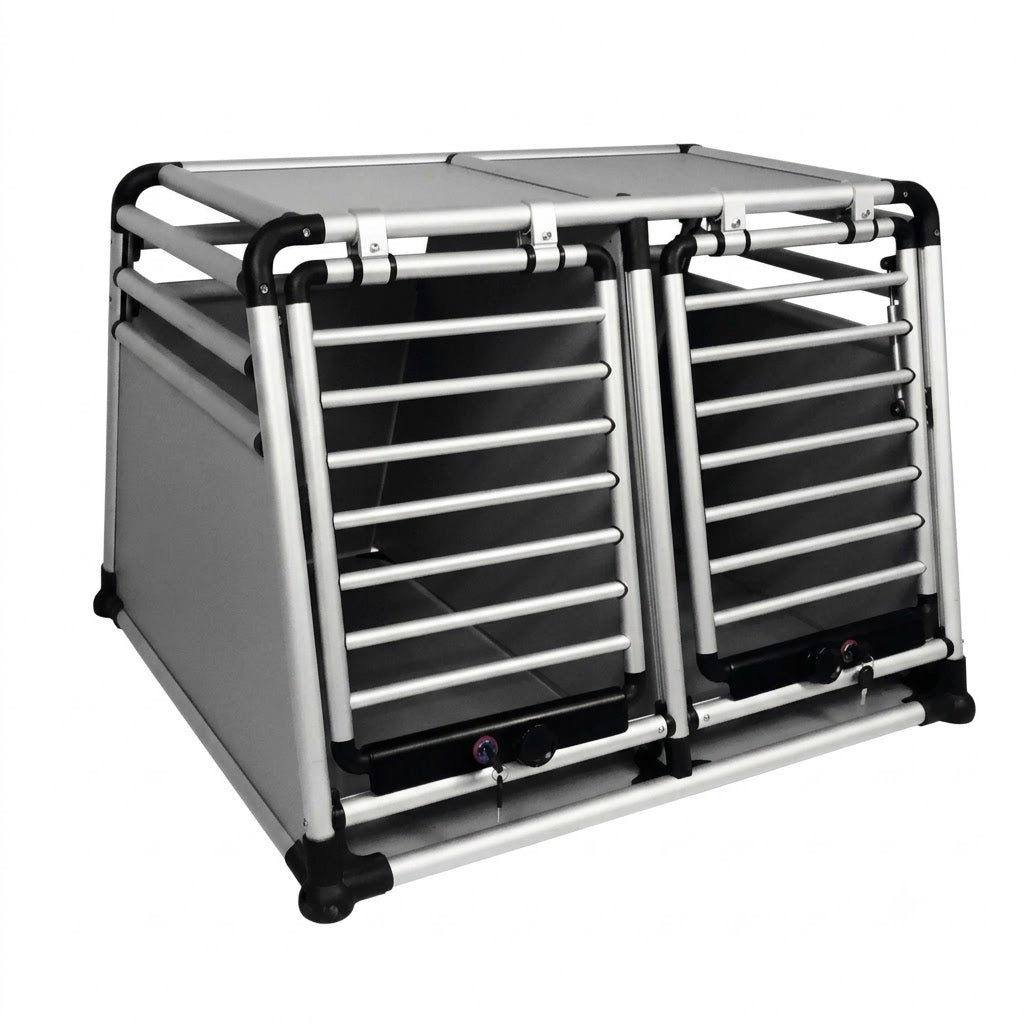 Topmast Aluminium TravelBox Superior - Dubbel - Met Gasveer en Slot