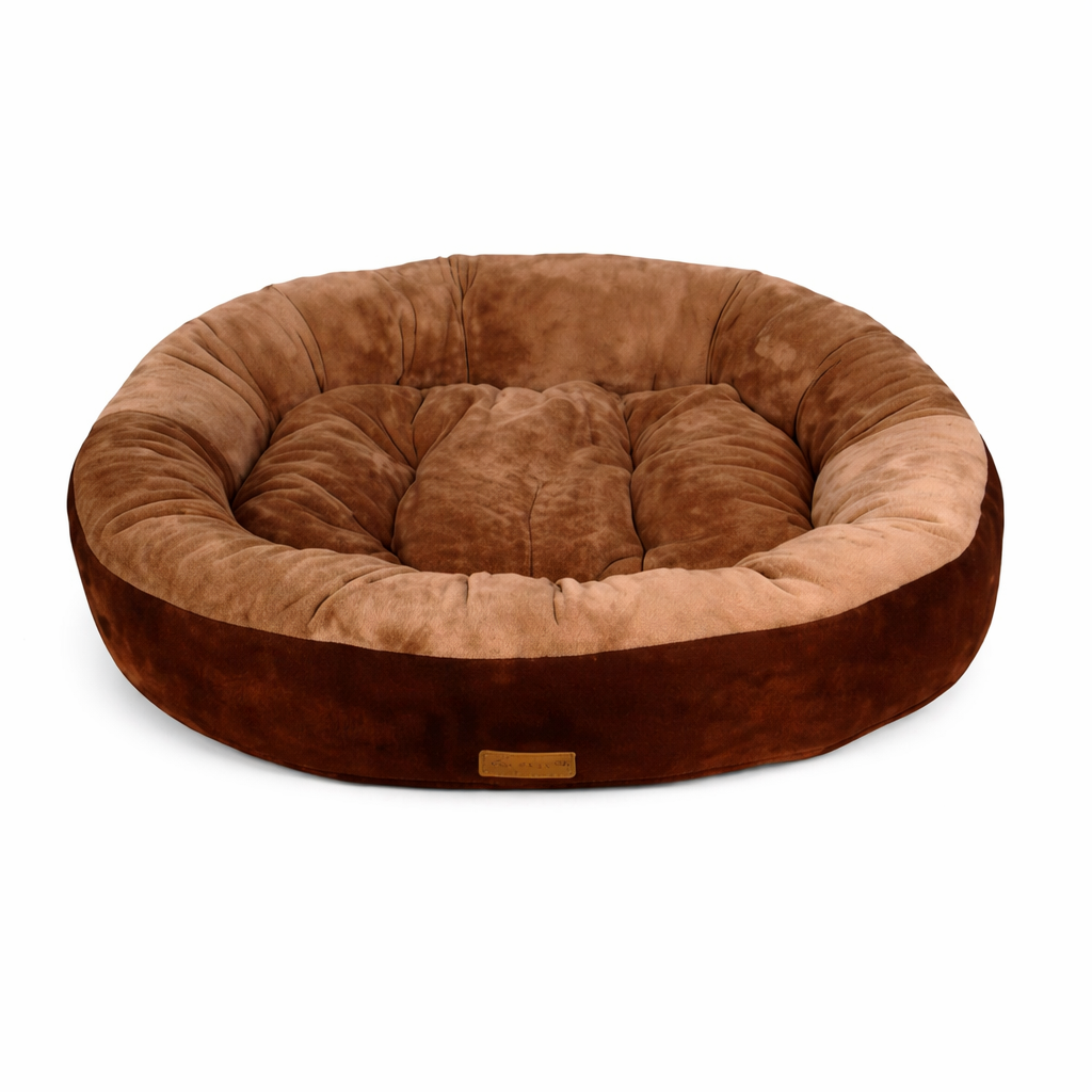 Topmast Comfort Donut - Supersoft Hondenmand - Bruin - Diverse maten