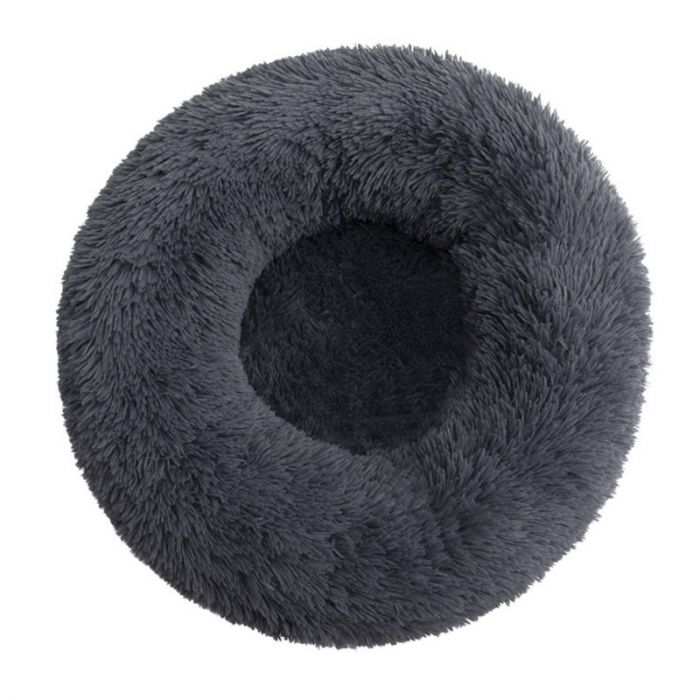 Topmast Fluffy Donut Mand - Antraciet - Diverse Maten