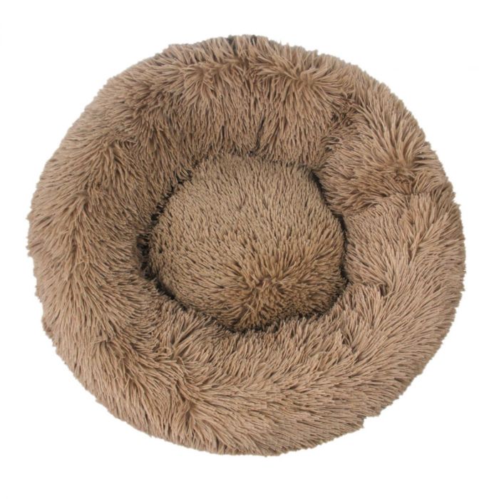 Topmast Fluffy Donut Mand - Camel - Diverse Maten