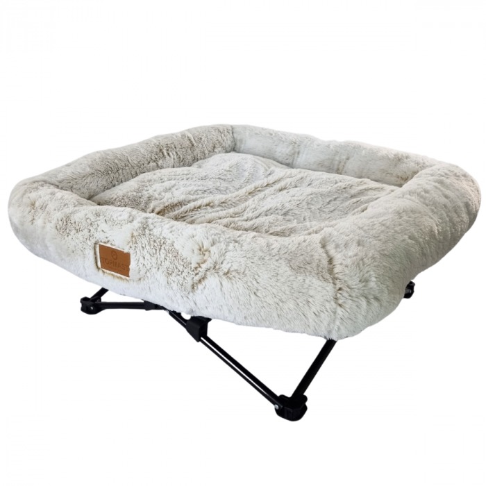 Topmast Dierenstretcher Fluffy - Snowy White - 76 x 76 x 13 cm