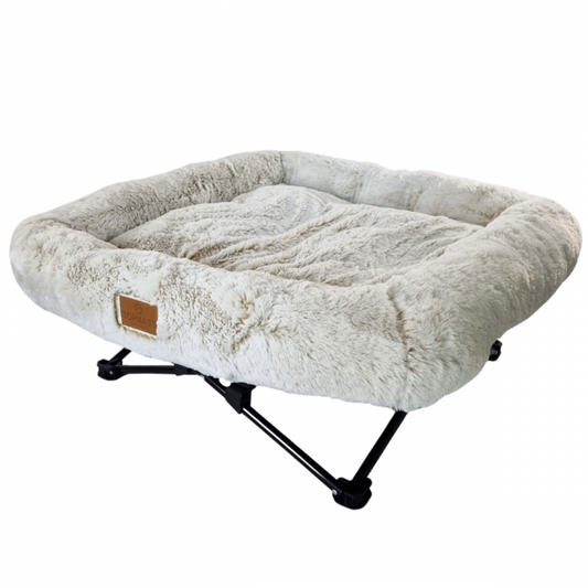 Topmast Dierenstretcher Fluffy - Snowy White - 76 x 76 x 13 cm