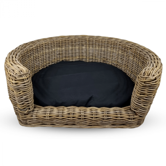 Topmast Palermo Rieten Dierenmand met Kussen - 68 x 57 x 33 cm