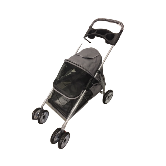 Topmast Hondenbuggy - Kattenbuggy - 4 wielen Antraciet 94 x 46 x 91,5 cm