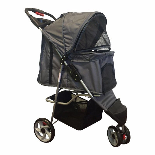 Hondenbuggy - Kattenbuggy - Antraciet - Drie Wielen
