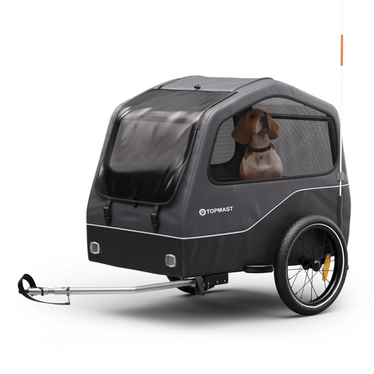 Topmast Gold - fietsaanhanger - Max. 40 kg - Inklapbaar - Antraciet