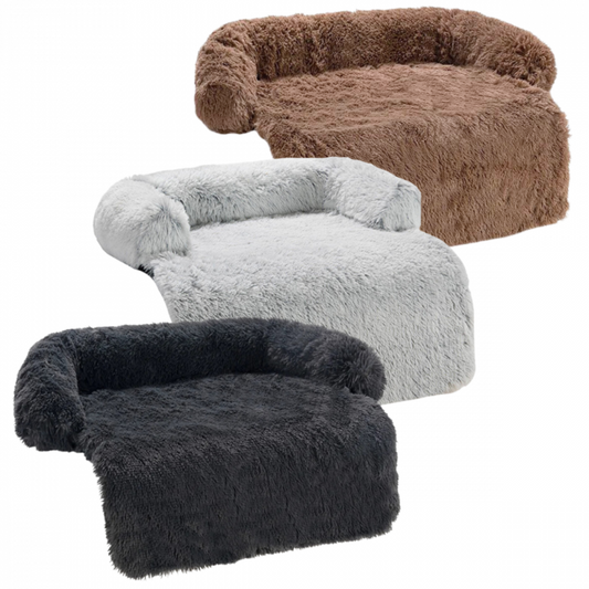 Topmast Hondenmat - Fluffy Pluche Hondenmand - 90 x 80 cm