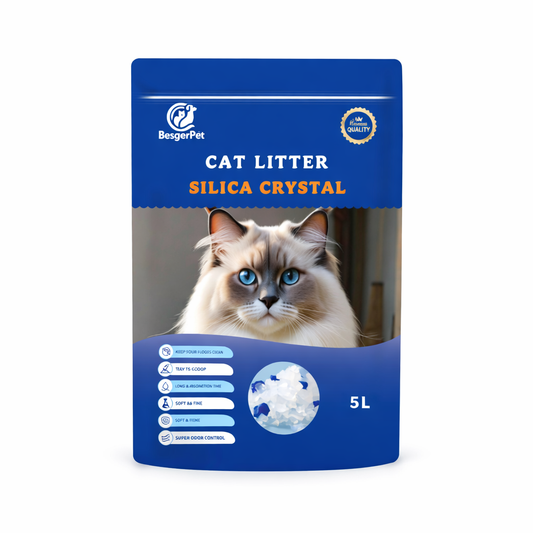 Besger Pet Kattenbakvulling Silica 5 liter - Super Absorberend & 99% stofvrij
