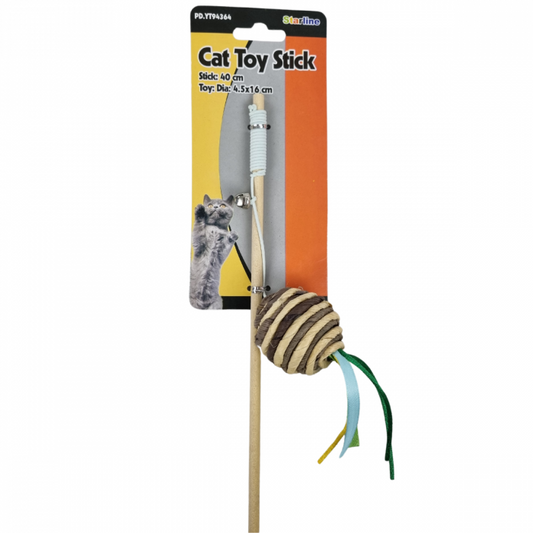 Kattenhengel Bee Bee – Interactief Kattenspeelgoed (40 cm)