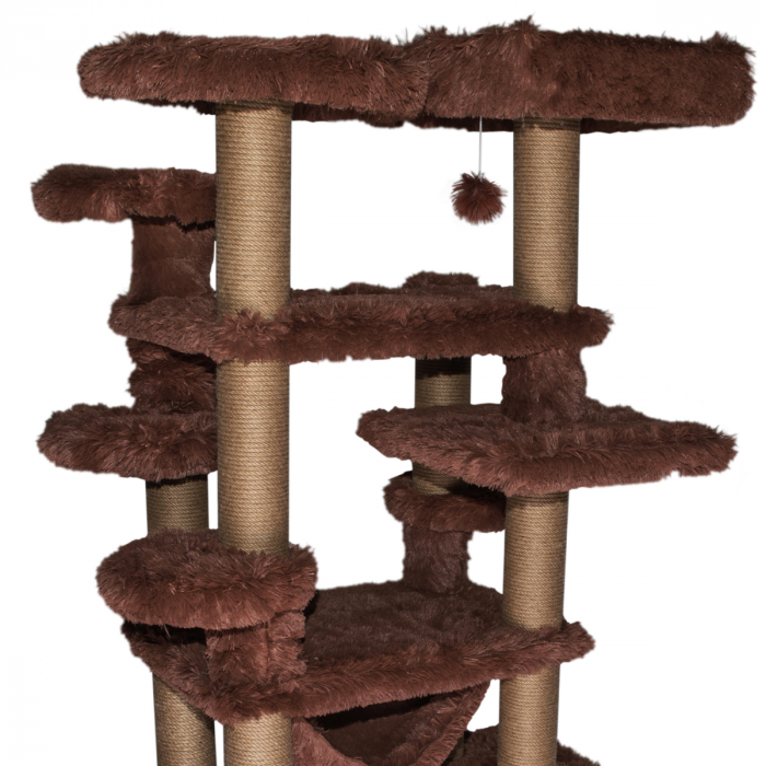 Topmast krabpaal Fluffy Langhaar - Malta - Bruin