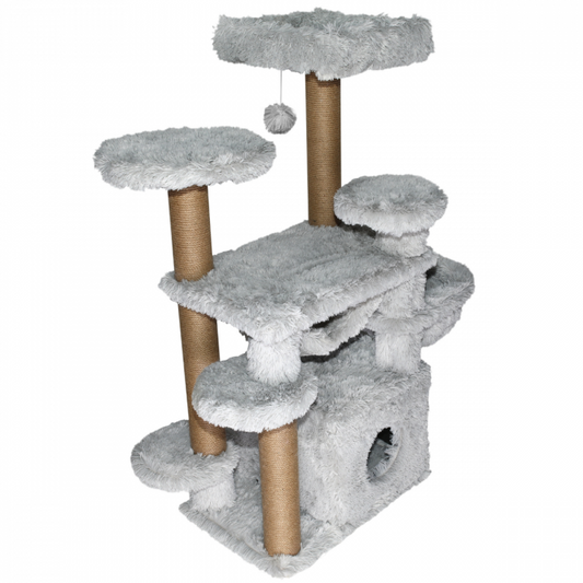 Topmast Krabpaal Fluffy Langhaar - Tokyo - Grijs