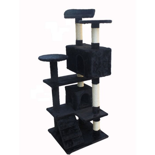 Topmast Krabpaal Mickey - Zwart - 50 x 50 x 132 cm