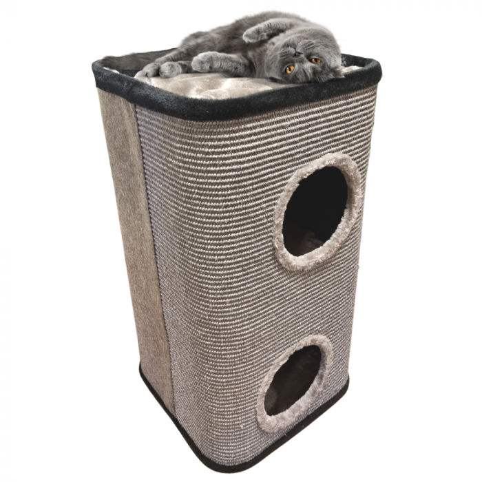 Topmast Krabton Cattower - Taupe/Grijs - Diverse maten