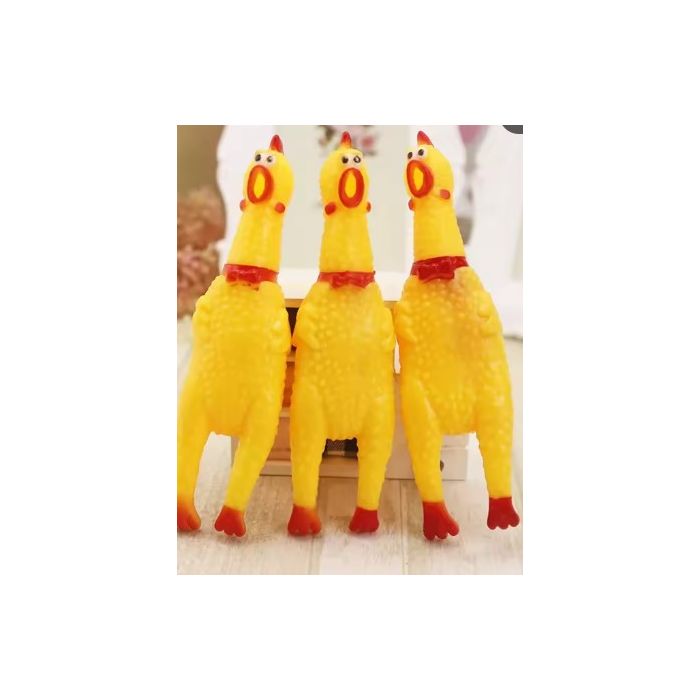 Topmast Latex Kip – 16 cm – Honden Speelgoed met Geluid