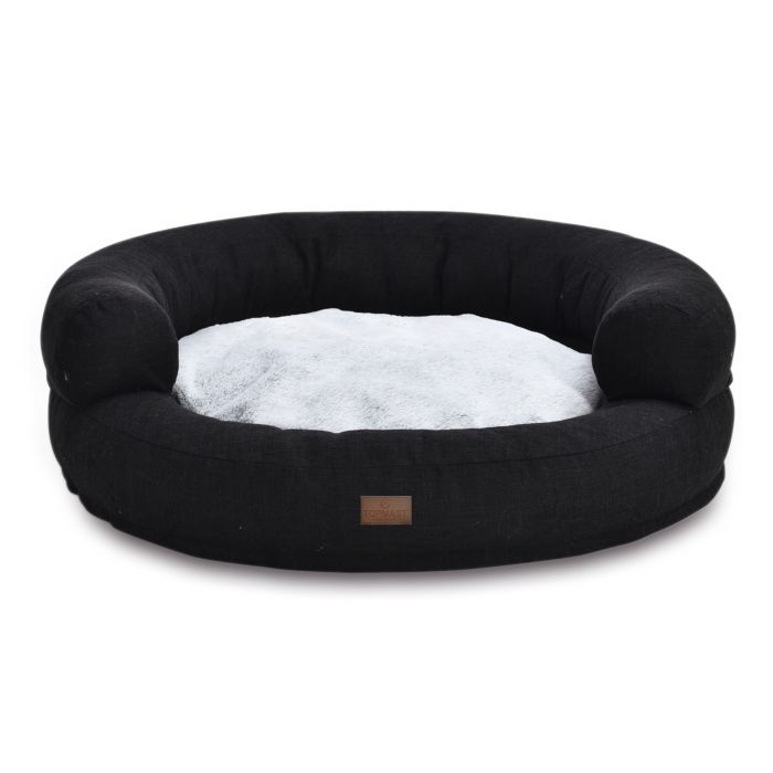 Orthopedisch kattenbed - 65 x 65 x 20 cm - Zwart