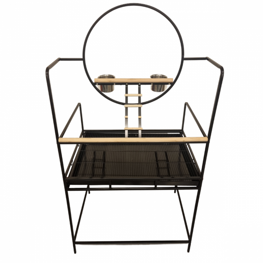 Papegaaienstandaard Rio - Antraciet - 74 x 104 x 157 cm