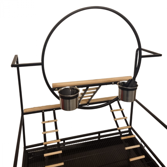 Papegaaienstandaard Rio - Antraciet - 74 x 104 x 157 cm