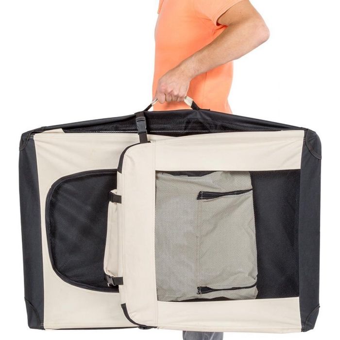 Topmast Nylon Reisbench - Beige - Opvouwbaar - Diverse maten