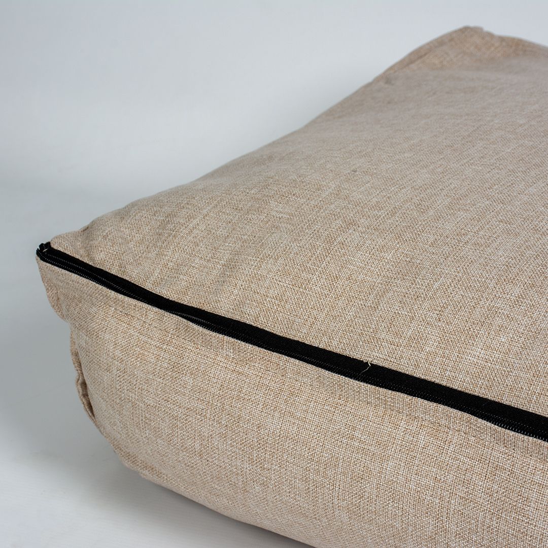 Topmast Orthopedisch Hondenkussen Riva - Extra Dik Matras 27 cm - Gold - Orthopedische silicone vulling