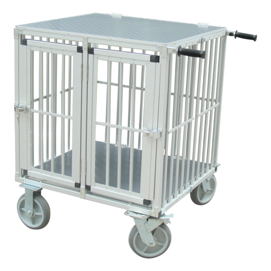 Showtrolley Expose - Voor 2 Honden - Aluminium - Met Wielen - Diverse Maten