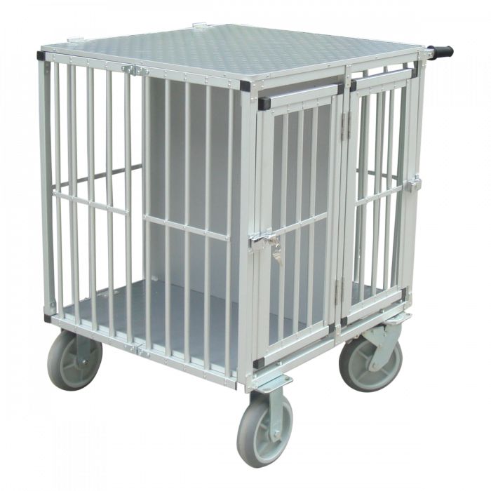 Showtrolley Expose - Voor 2 Honden - Aluminium - Met Wielen - Diverse Maten