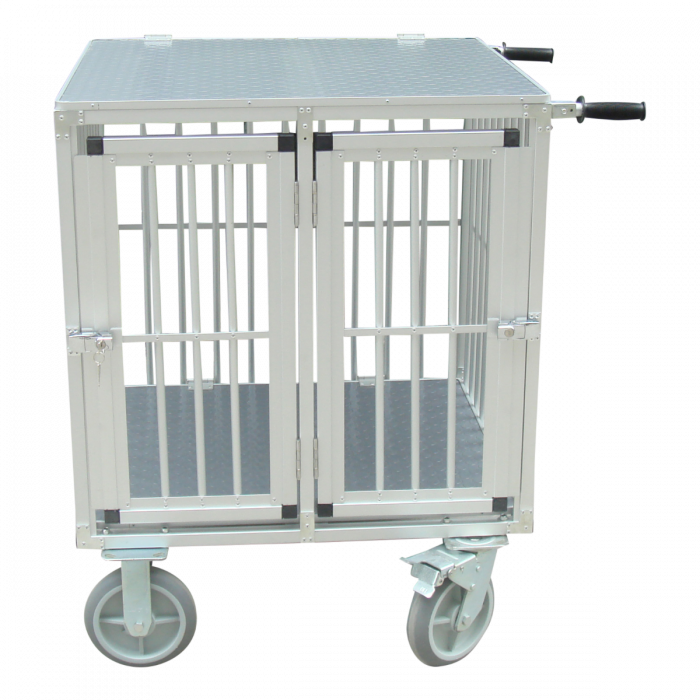 Showtrolley Expose - Voor 2 Honden - Aluminium - Met Wielen - Diverse Maten