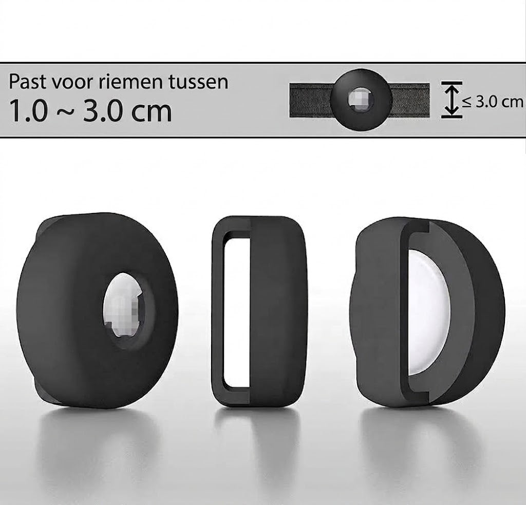 Dierboetiek® Siliconen Hoesje Voor om Halsband inclusief Android Tag – Geschikt voor Android – Locatietracker – Penning