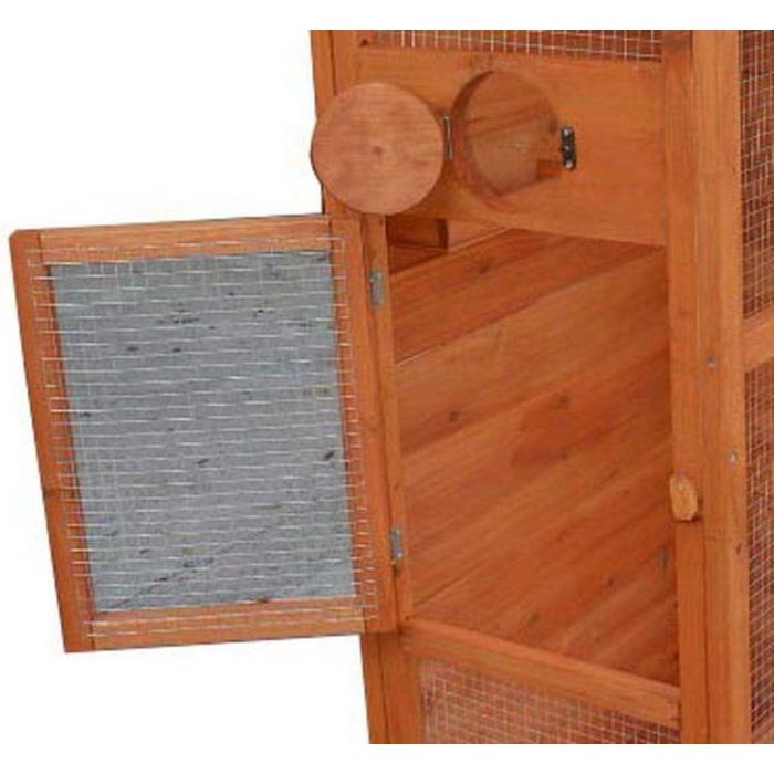 Vogelvoliere hout 78 x 55 x 158 cm