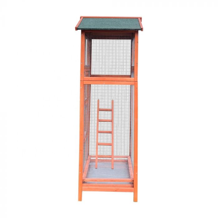 Vogelvoliere hout 83 x 60 x 160 cm